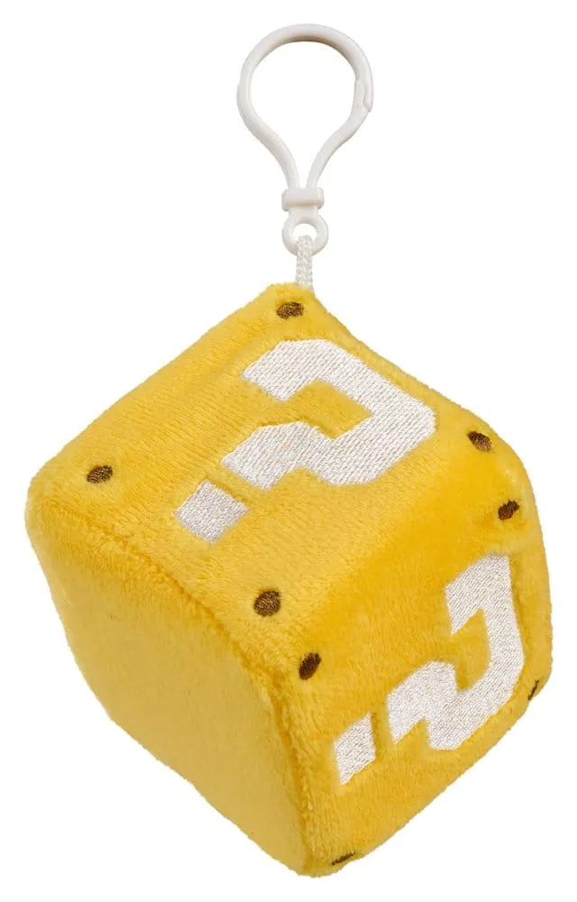 Super Mario Icons Plush Keychain 10cm - 1 Unidade Aleatória